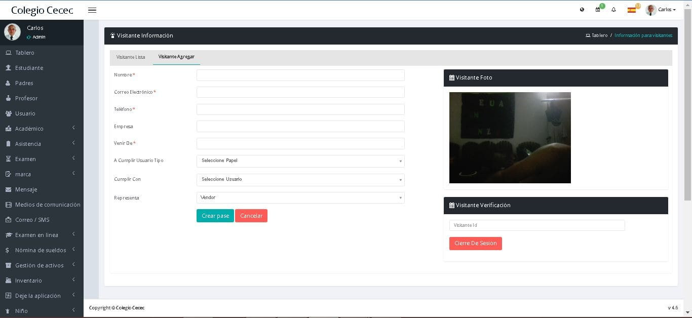 Software de Gestión para Colegios